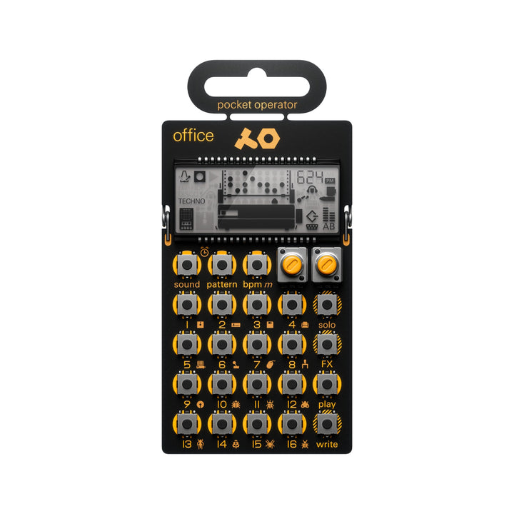 Teenage Engineering PO-24 office Noise Percussion Drumcomputer und Sequencer (Pocket Operator mit 16