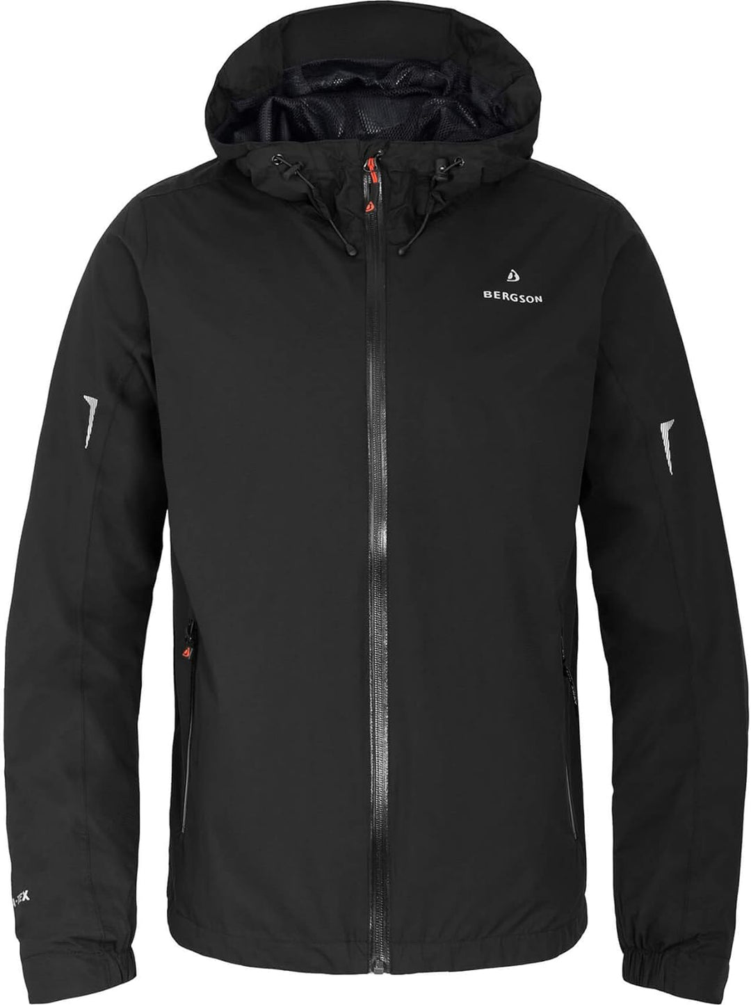 Bergson Herren Regenjacke EGGEN - Wanderjacke - Fahrradjacke - Outdoorjacke - wasserdicht - winddich