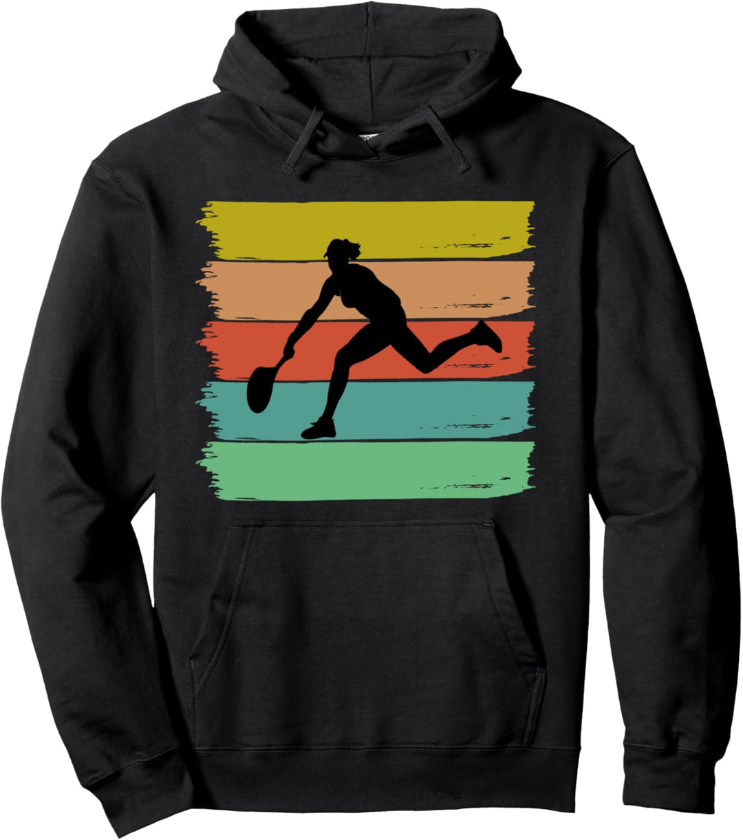 Vintage Tennis Design für Mädchen Tennisspieler | Tennis Pullover Hoodie