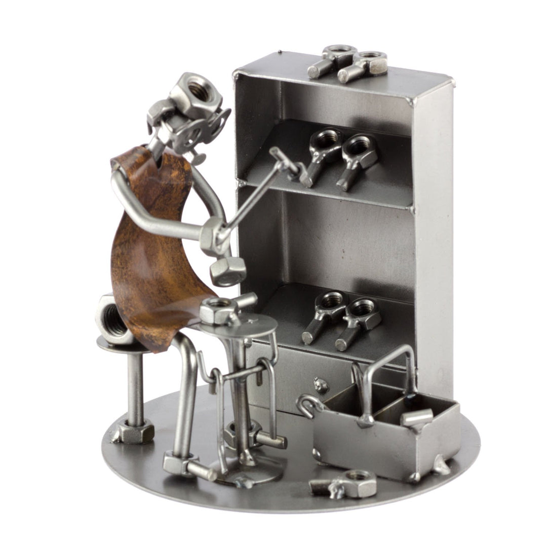 Steelman24 I Schraubenmännchen Schuster I Made in Germany I Handarbeit I Geschenkidee I Stahlfigur I