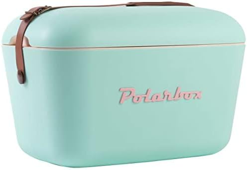 POLARBOX Kühlbox Retro Cooler 20 L, türkis