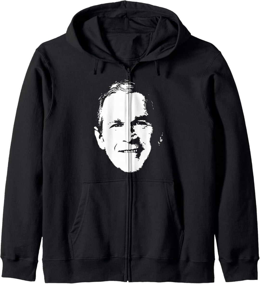 George W. Bush Minimalistische Pop Art Kapuzenjacke