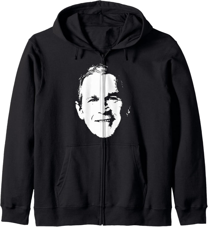George W. Bush Minimalistische Pop Art Kapuzenjacke