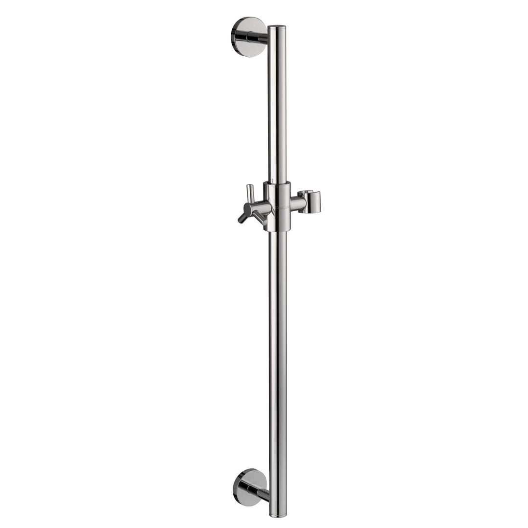 PaulGurkes Duschstange aus Metall Brausestange Aufputz Dusche Kreuzgriff