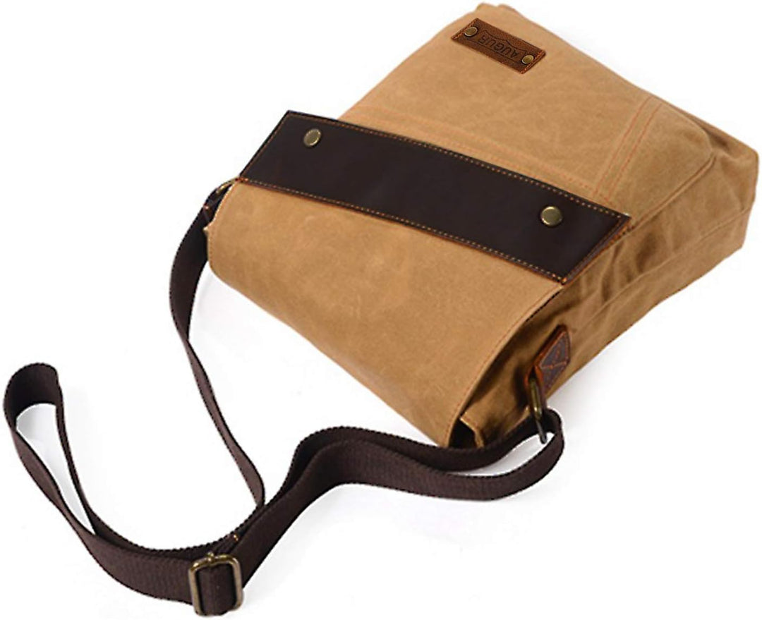FANDARE Vintage Messenger Bag Umhängetasche Computer Briefcase Taschen für Arbeit Schule Schulranzen