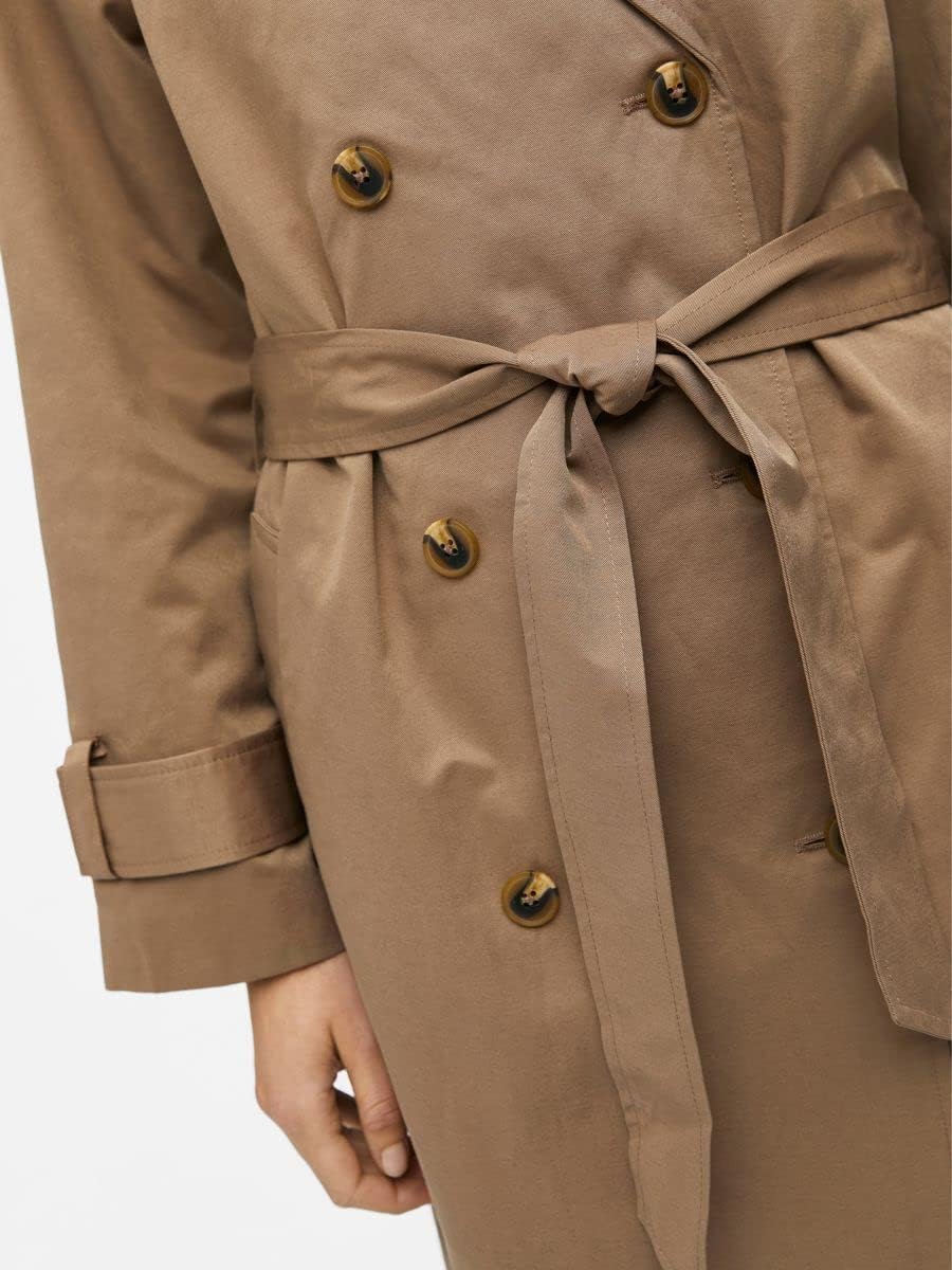 Object Damen Objclara Keily Trench Coat Noos Trenchcoat 38 Fossil, 38 Fossil