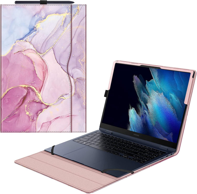 FINTIE Schutzhülle für Samsung Galaxy Book2 Pro 360 NP950QED/Galaxy NP950XED/Galaxy Book NP950QDB/Ga