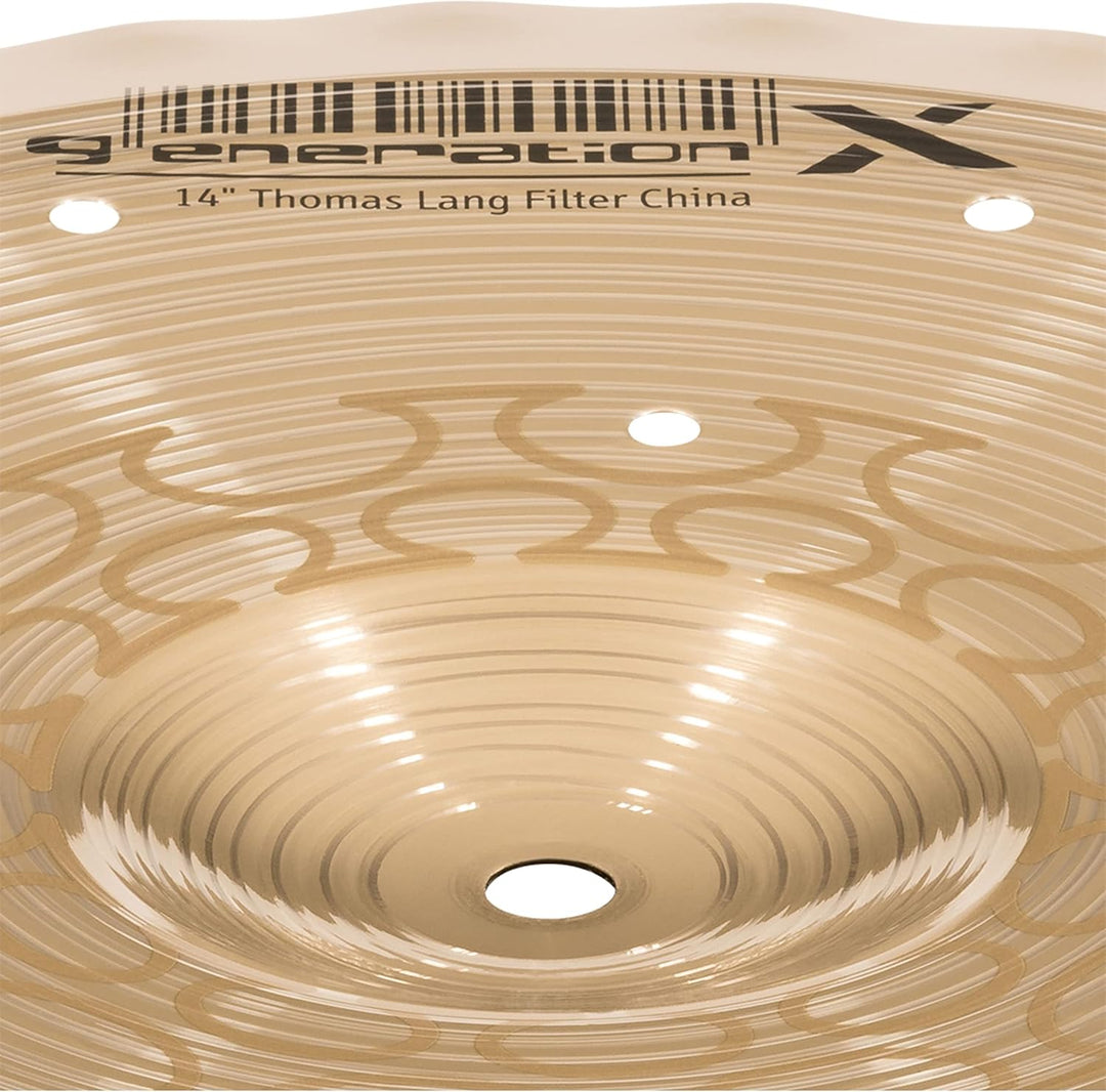 Meinl Cymbals GX-14FCH Generation X Thomas Lang Signature Filter Chinas 35,6 cm (14 Zoll) Regular Fi