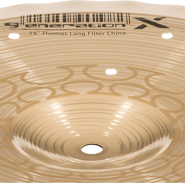 Meinl Cymbals GX-14FCH Generation X Thomas Lang Signature Filter Chinas 35,6 cm (14 Zoll) Regular Fi