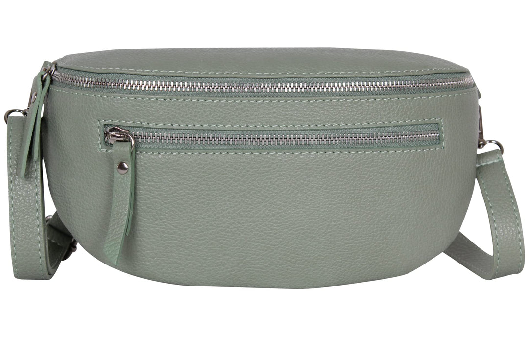 AmbraModa GLX2 - Damen Herren Unisex kleine Hüfttasche Gürteltasche Bauchtasche Umhängetasche aus Ec