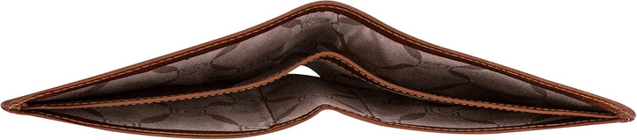 Giudi Herren-Geldbörse, Rindsleder, Mittelgross, Braun, Braun