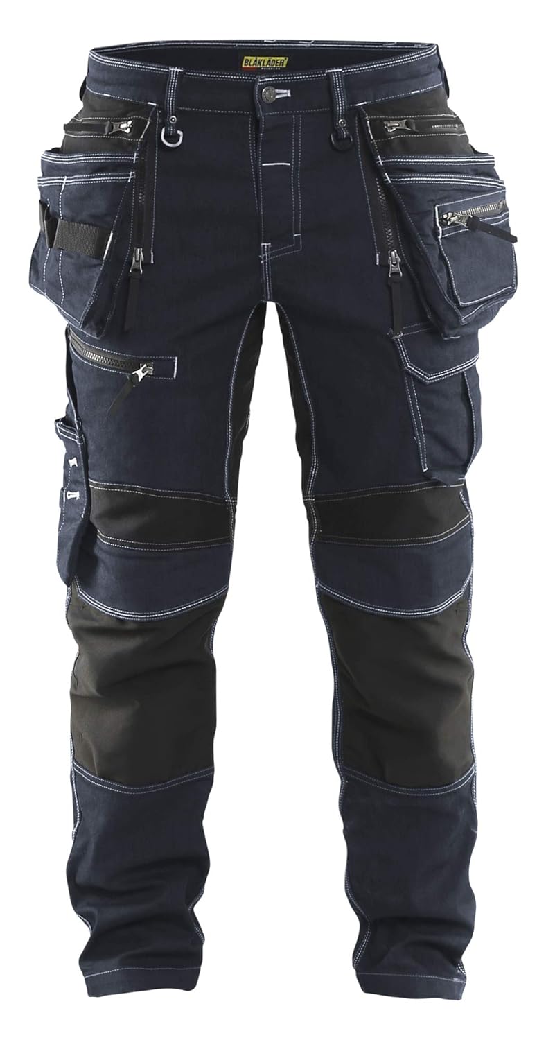 Blaklader 19901141 Handwerker-Hose Stretch X1900, Marine/Schwarz, grootte D88 D88 8999, D88 8999