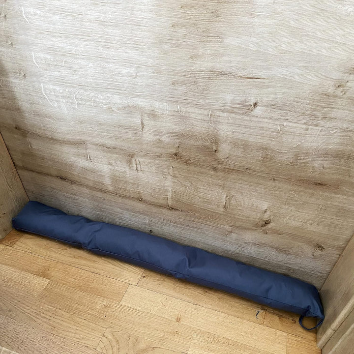 Bruni Windschlong – extra Schwerer Zugluftstopper für Türen bis zu 90 cm und Fenster, waschbar, Abri