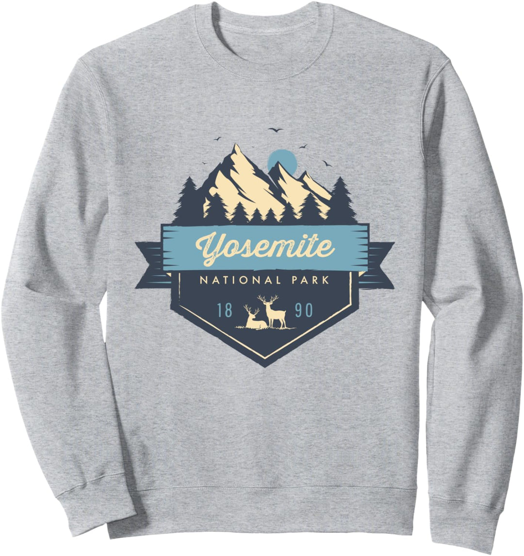 Yosemite-Nationalpark Cooler Vintage-Berg Sweatshirt