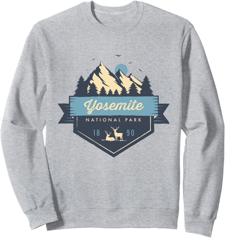 Yosemite-Nationalpark Cooler Vintage-Berg Sweatshirt