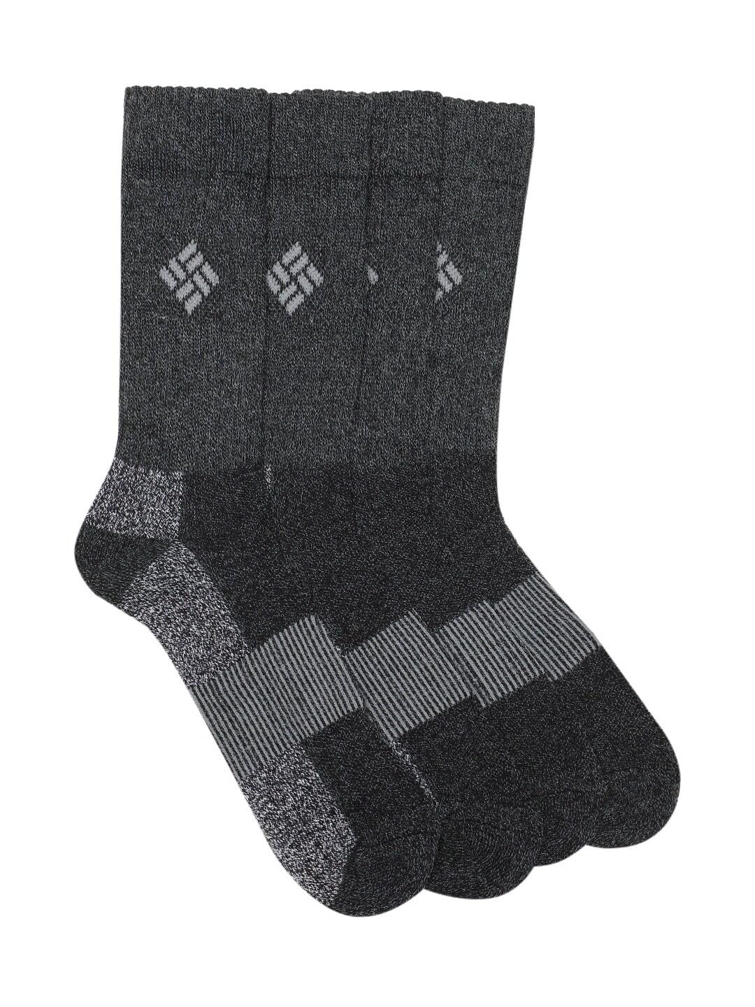 Columbia Herren Feuchtigkeitskontrolle Crew Big And Tall Lässige Socke Size 6-12 Schwarz, Size 6-12