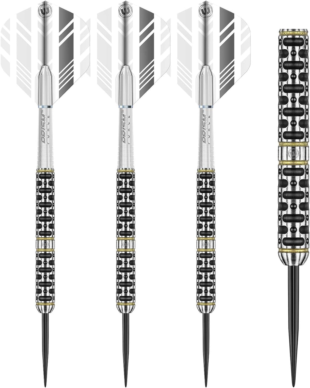 WINMAU Steve Brown 24 Gram Tungsten Darts with Prism Flights and Shafts (Stems)