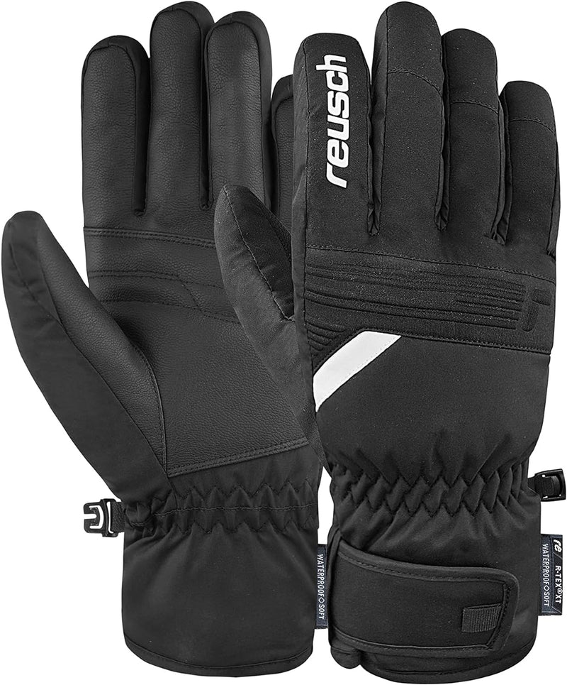 Reusch Herren Baldo R-tex Xt Atmungsaktiv Kurzer Abschluss Winter-Handschuhe 7.5 7701 Black/White, 7