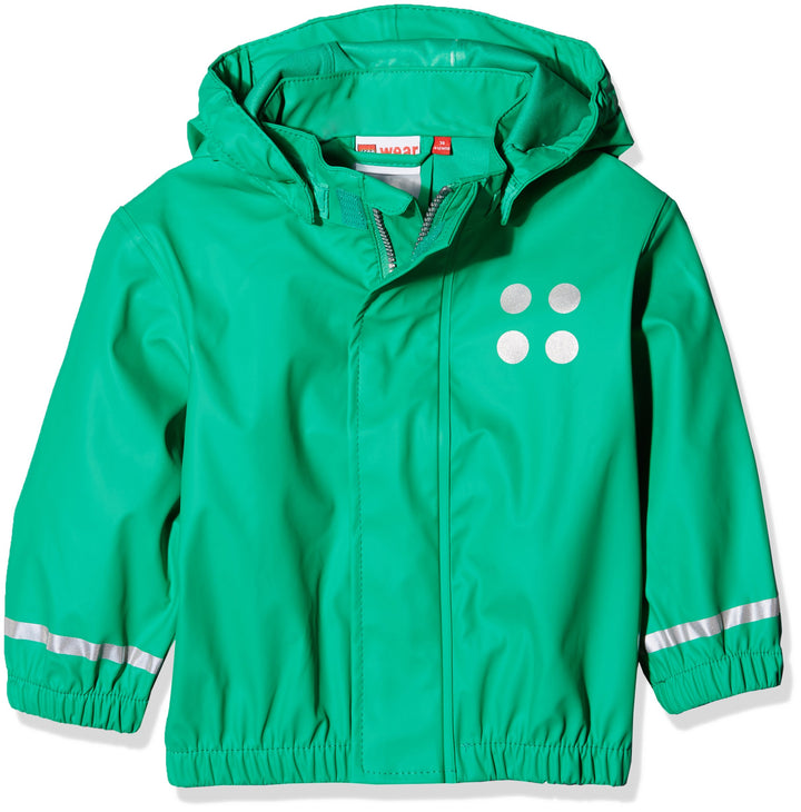 Lego wear duplo Baby - Jungen JUSTICE 101 - Regenjacke, Grün (Light Green 835), Gr. 98