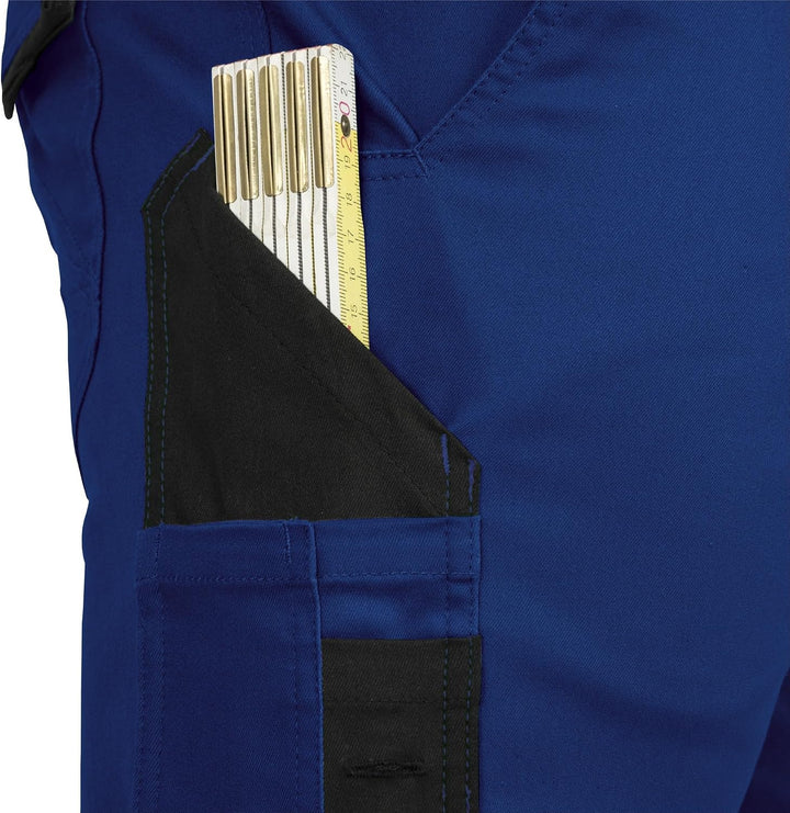 Leibwächter Kurzehose Damen Shorts Flex LINE Kornblau-schwarz Nr. FLXDK20 Grösse 36