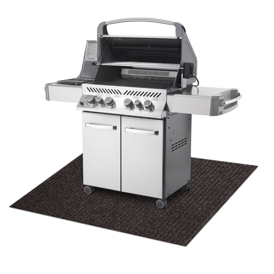 Grillschutzmatte GIN für die Terrasse draussen braun 120x200 cm Gin Braun 120x200 cm, Gin Braun 120x