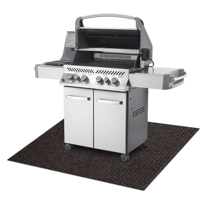 Grillschutzmatte GIN für die Terrasse draussen braun 120x200 cm Gin Braun 120x200 cm, Gin Braun 120x