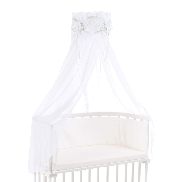 babybay Himmel Organic Cotton mit Schleife passend für die Modelle Original, Maxi, Boxspring, Comfor