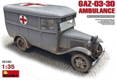 MiniArt 35160 - Modellbausatz GAZ-03-30 Ambulance