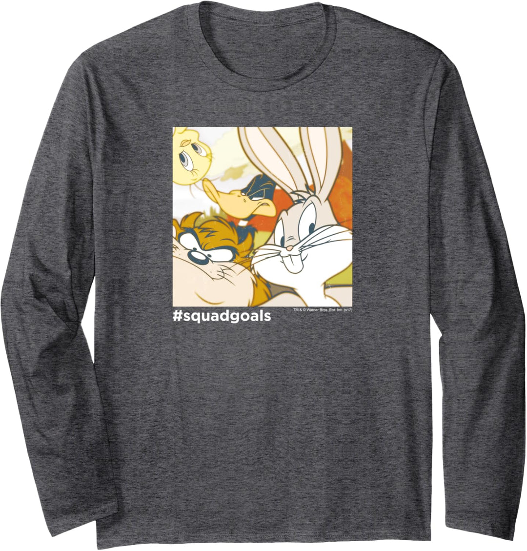 Looney Tunes Squad Goals Langarmshirt