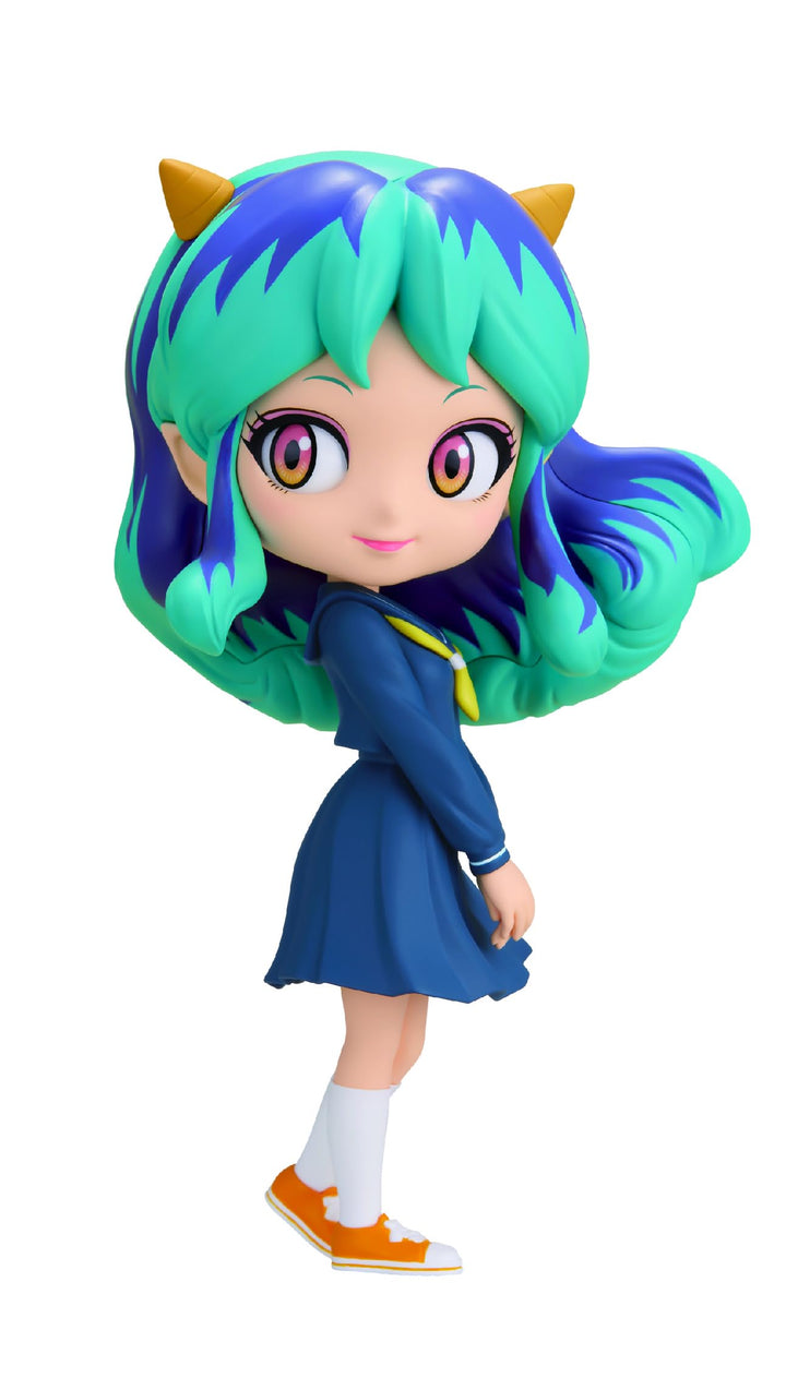 BANPRESTO URUSEI YATSURA - Lum - Q Posket 14cm Modern Lum - Uniform Ver. - (Ver. A), Modern Lum - Un