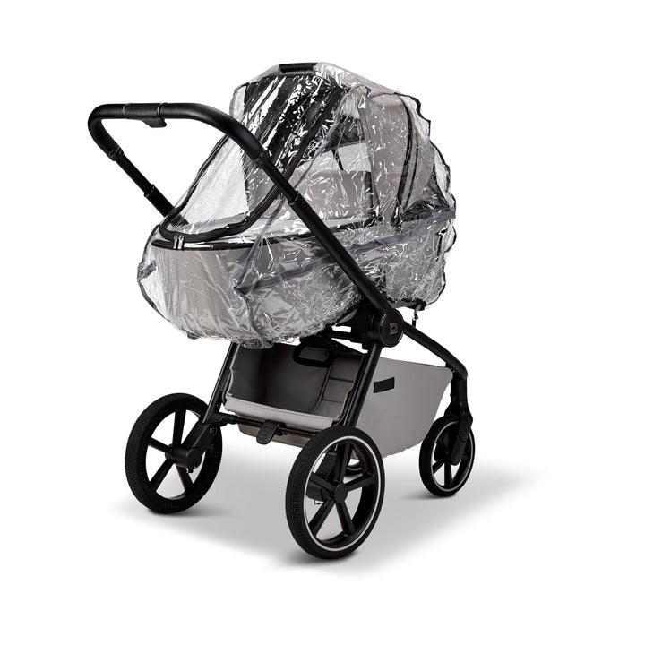MOON Regenschutz für RESEA+ und Sportwagen Buggy SPORT, durchsichtig Reflektorstreifen, Regenverdeck