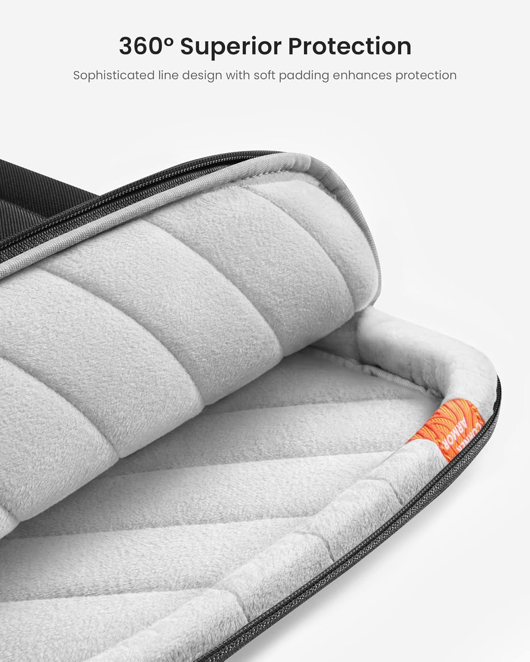 tomtoc 360° Tasche Hülle Kompatibel mit 14 Zoll Acer, ASUS, Dell, HP, Lenovo Laptop Notebook Chromeb