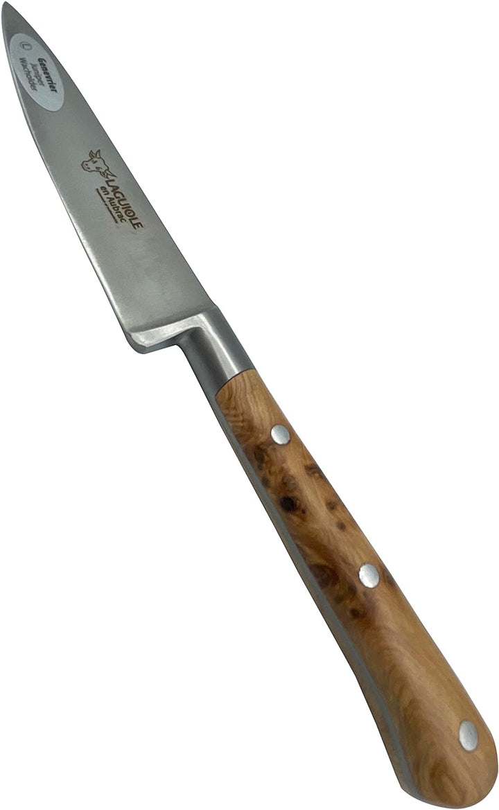 Laguiole en Aubrac - Messerblock aus Eiche - magnetisch - Kochmesser Set 5-teilig - Griff gemischte