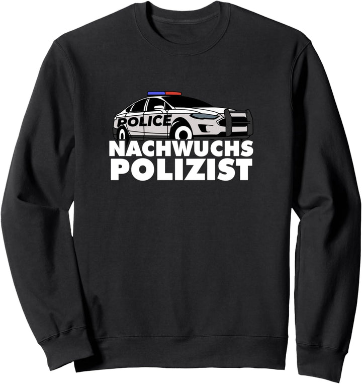 Polizei Für Kinder Junge - Polizeiwagen Nachwuchs Polizist Sweatshirt
