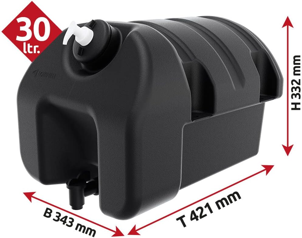 Waschwassertank 30 Liter mit Seifenspender, Wassertank