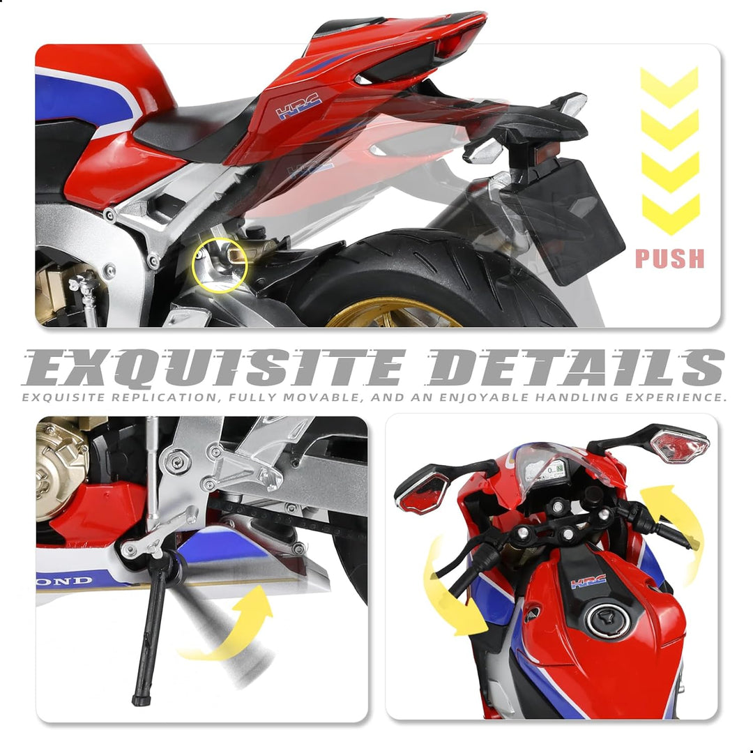 1: 9 Motorradmodell kompatibel für Honda CBR 1000RR Metall Die-Cast-Motorradmodell Keine Baugruppe b