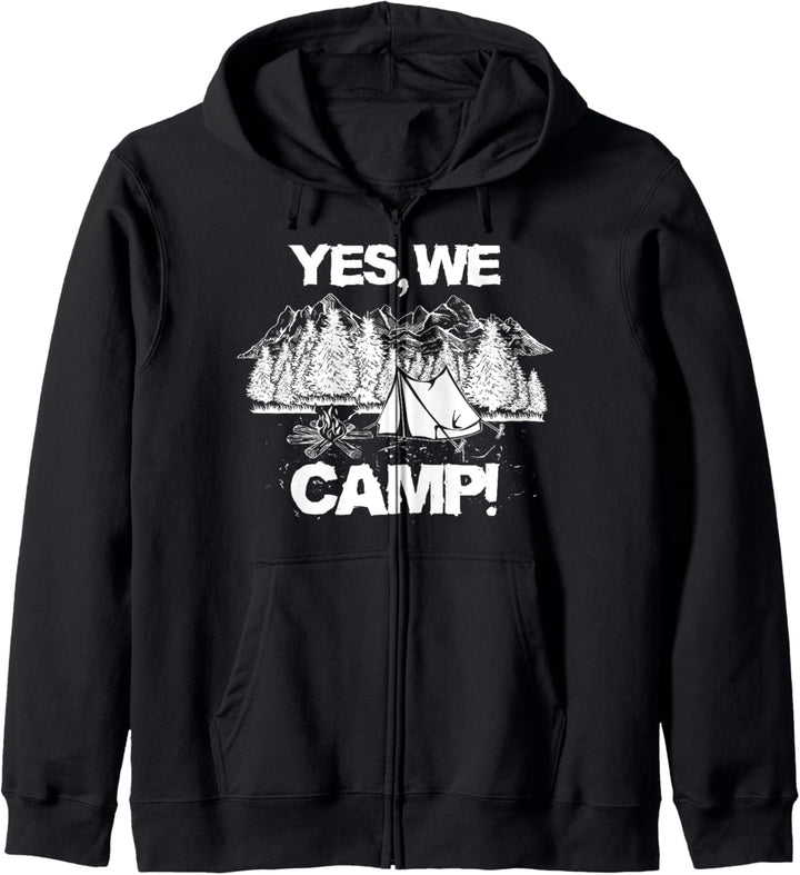 Yes we camp - Camper Campingbus Wohnmobil Camping Kapuzenjacke