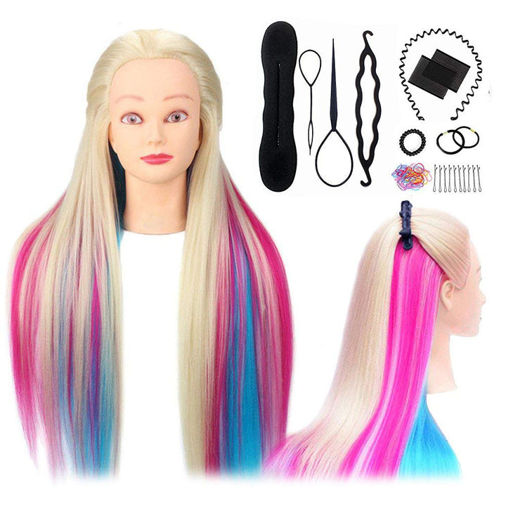 TopDirect 75cm/29.5 Zoll Trainingsköpfe für Friseure Übungskopf Friseurkopf Friseursalon Puppenkopf