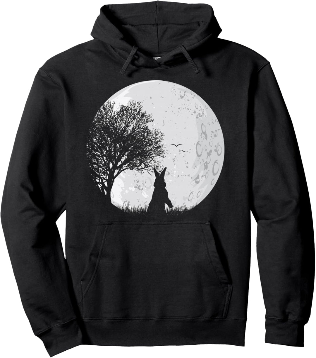 Osterhase Geschenkidee Kaninchen Mond Hase Pullover Hoodie