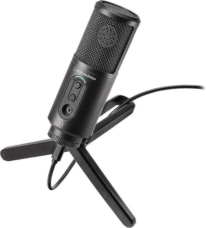 Audio-Technica 2500x-USB Streaming-/Podcast-/Recording-mikrofon Schwarz Unidirektionales Kondensator