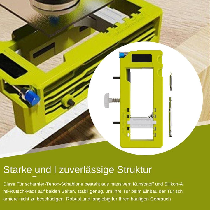 Hinge Jig, Door Hinge Jig, Template Hinge Jig Router Door Latch Installation Kit, Adjustable Scoring