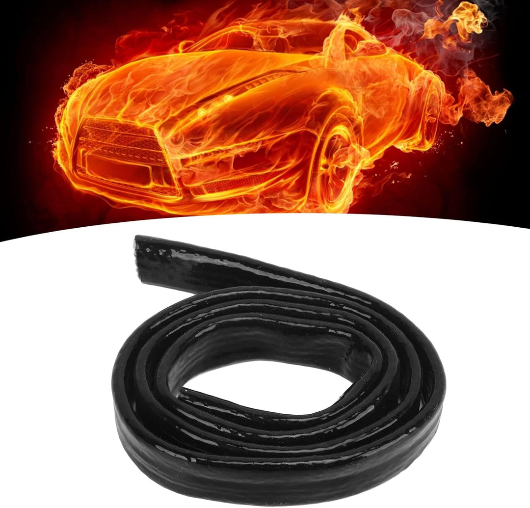 Hitzebeständige Feuerschutzmanschette, Silikon-Hitzeschild für Ölleitungen, 8AN Hitzeschutz, for Aut