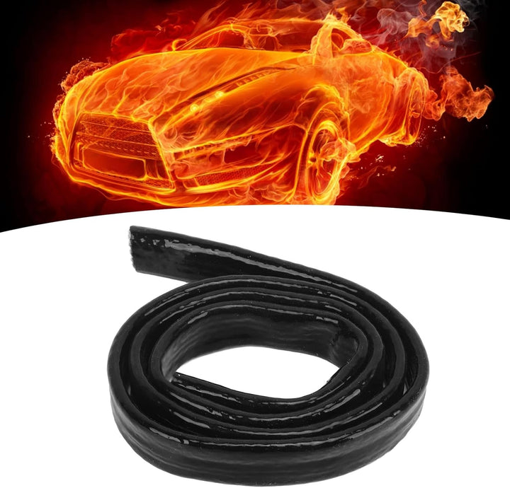 Hitzebeständige Feuerschutzmanschette, Silikon-Hitzeschild für Ölleitungen, 8AN Hitzeschutz, for Aut