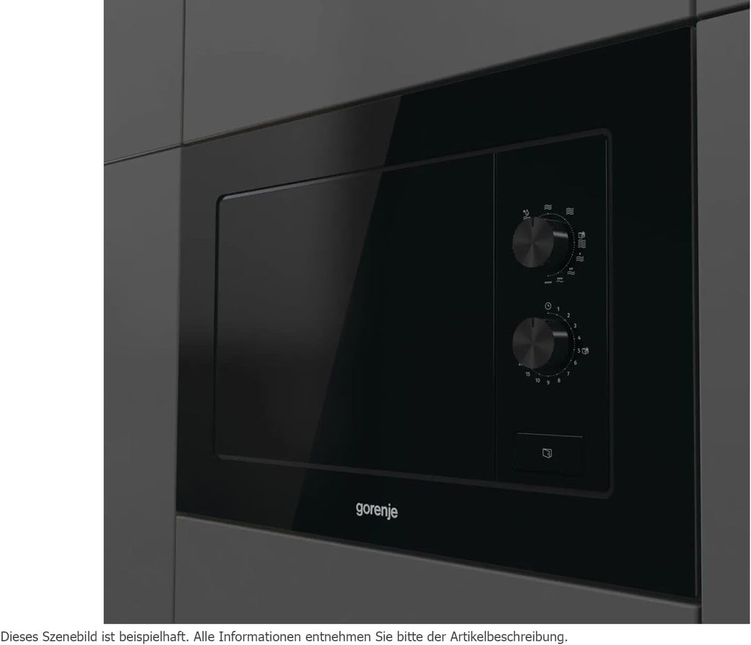 Gorenje BM171EG1B - 743445 Einbau-Mikrowelle mit Grill Schwarz
