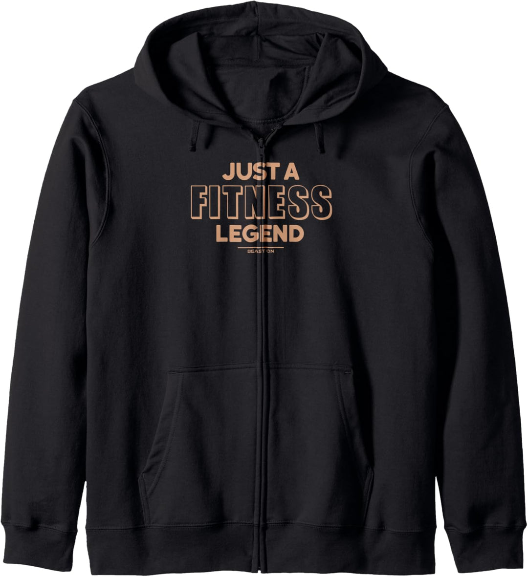Just a Fitness Legend Motivation Bodybuilding Gym Sprüche Kapuzenjacke