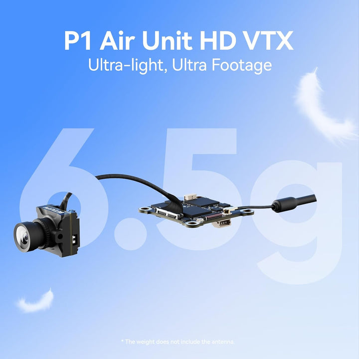 BETAFPV P1 Air Unit HD VTX with 1080P/60FPS, 60ms Low Latency, 5KM Max Range, 1/2.9'' CMOS Sensor, 1