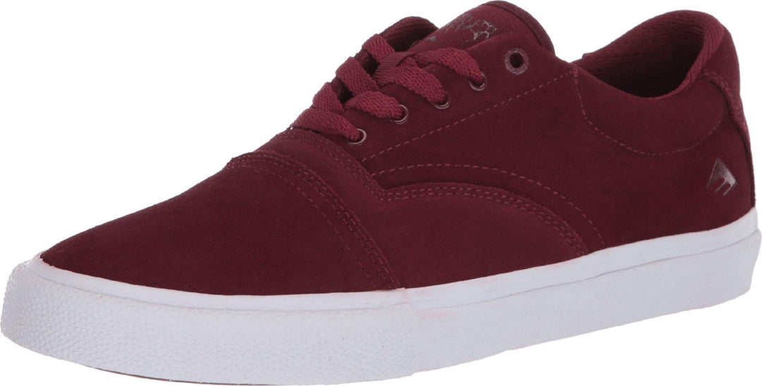 Emerica Herren Anbieter Skate-Schuh 37 EU Burgunderrot Weiss, 37 EU Burgunderrot Weiß