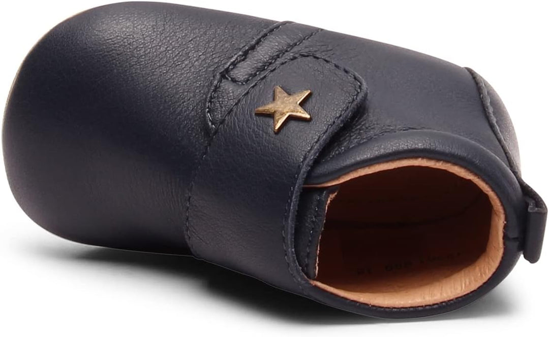 Bisgaard Unisex Baby Velcro Star Hausschuhe 24 EU Navy, 24 EU Navy