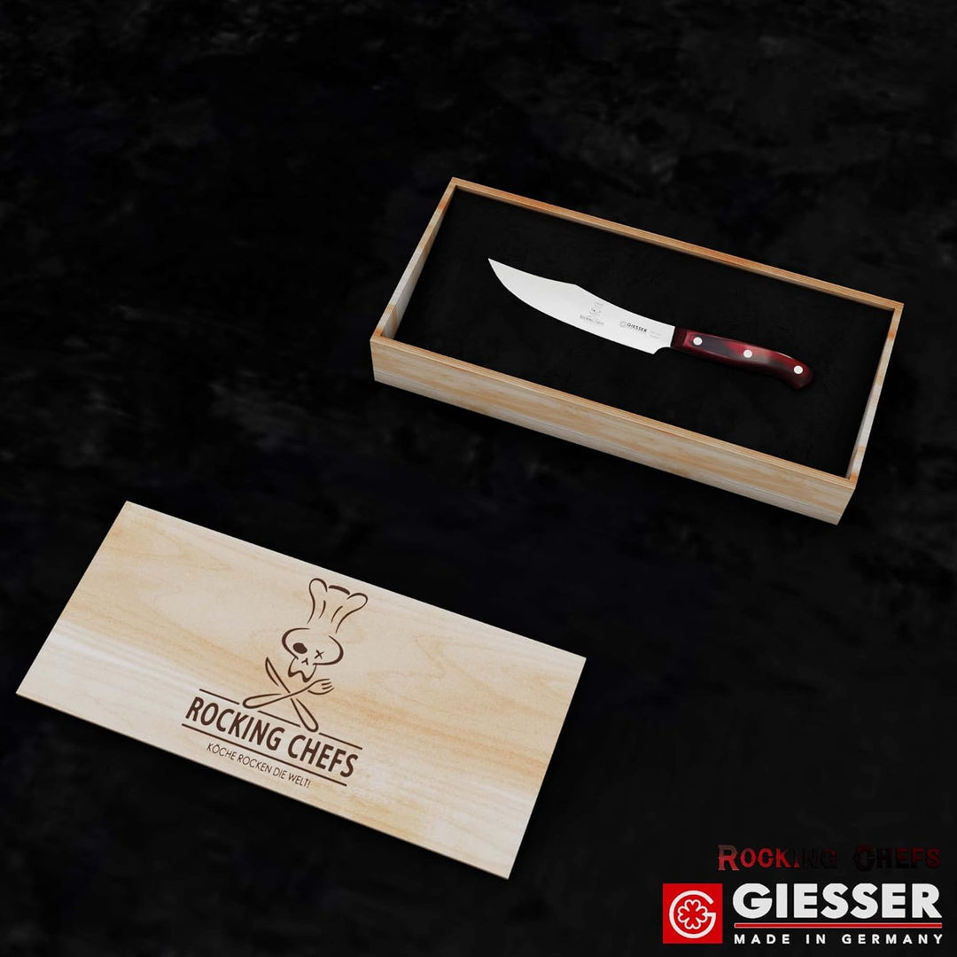 Giesser seit 1776 - Made in Germany - Zubereitungsmesser 16 cm Rocking Chef, PremiumCut Veggie No 1,