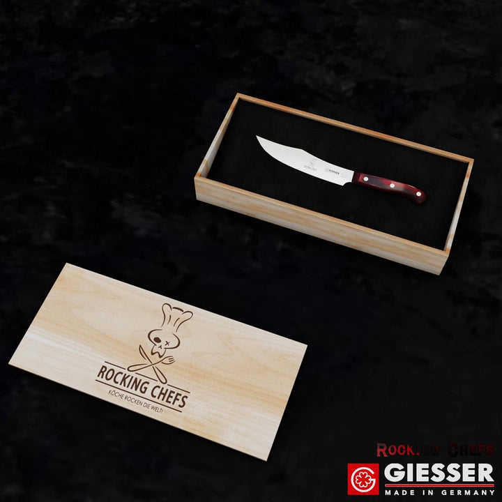 Giesser seit 1776 - Made in Germany - Zubereitungsmesser 16 cm Rocking Chef, PremiumCut Veggie No 1,